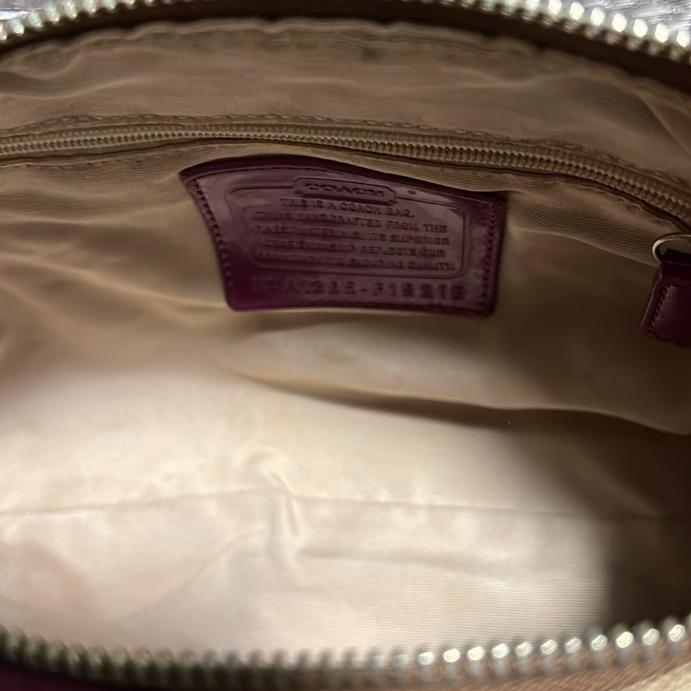 Authentic Used Coach Signature Stripe Handbags (2) - Picture 14 of 15